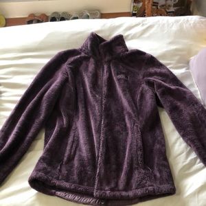 North Face fuzzy jacket